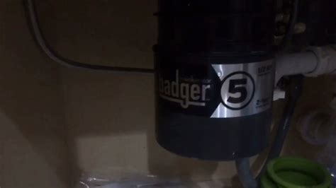 Badger Insinkerator (garbage disposal) quick fix/reset